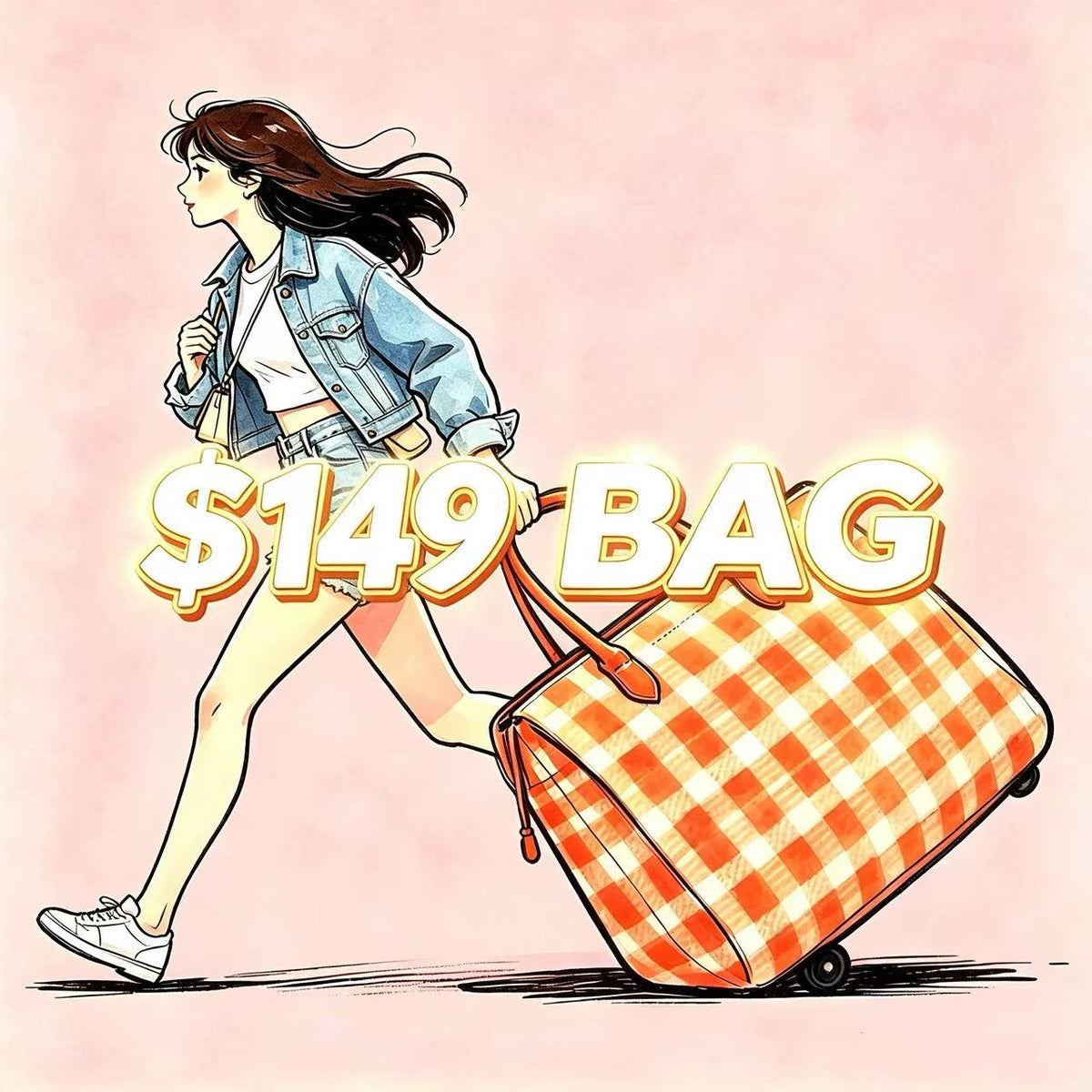 $149 Gem Jumbo Fanny Pack-Designed bag
